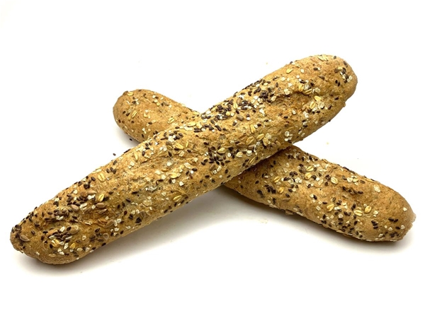 Bruin meergranen stokbrood