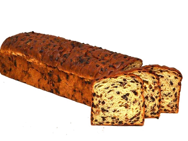 Krentenbrood 43 cm. Extra gevuld